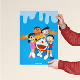 Doraemon & Friends Poster | Classic Anime Art